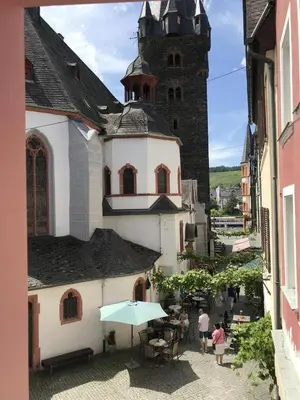 Das Gebäude in dem sich die Ferienwohnung befindet