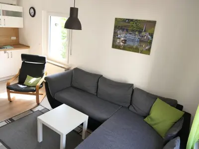 Ein Sitzbereich in der Unterkunft Apartment Haus Budinger by Interhome