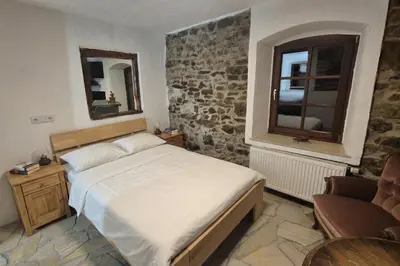 Ein Bett oder Betten in einem Zimmer der Unterkunft Ringhaus Welschenbach