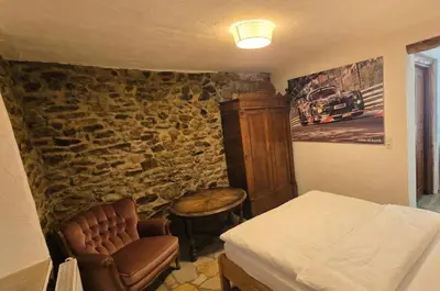 Ein Bett oder Betten in einem Zimmer der Unterkunft Ringhaus Welschenbach