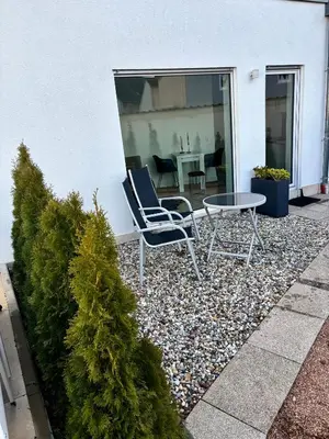 Grundriss der Unterkunft Moderne Ferienwohnung nahe Bostalsee