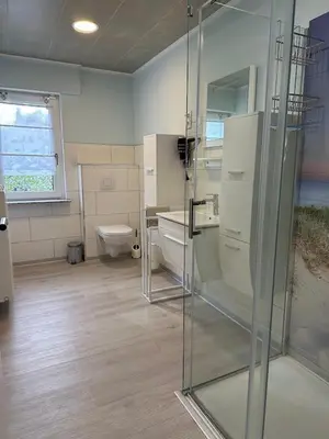 Ein Badezimmer in der Unterkunft Ferienwohnung Lena