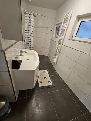 Ein Badezimmer in der Unterkunft Ferienhaus Neunkirchen-Daun