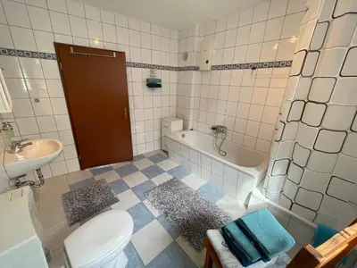 Ein Badezimmer in der Unterkunft Ferienwohnung Weller