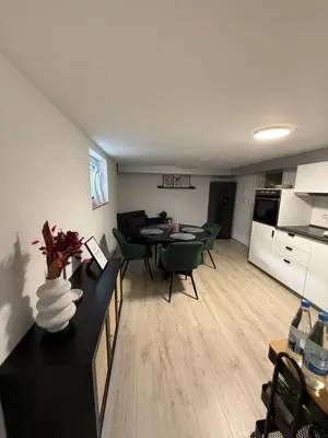 Küche/Küchenzeile in der Unterkunft Ferienwohnung Jana