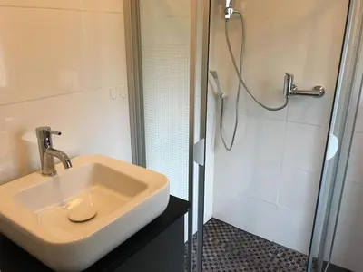 Grundriss der Unterkunft Cabin in Meiserich with swimming pool