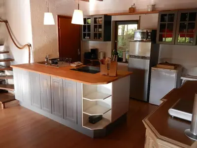 Grundriss der Unterkunft Cabin in Meiserich with swimming pool