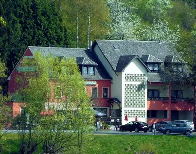 Das Gebäude in dem sich das Privatzimmer befindet