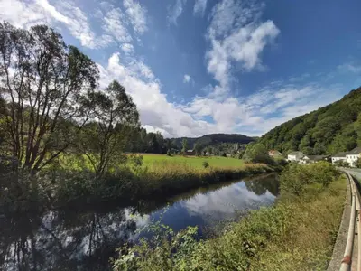 Naturlandschaft in der Nähe des Ferienhauses