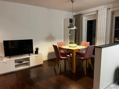 TV/Unterhaltungsangebot in der Unterkunft Ferienwohnung Brönnleins