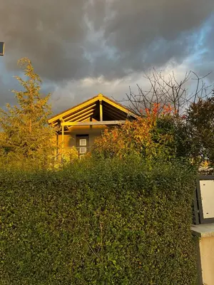 Das Gebäude in dem sich die Ferienwohnung befindet