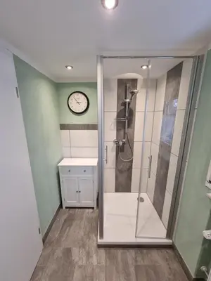 Ein Badezimmer in der Unterkunft Ferienwohnung Braun