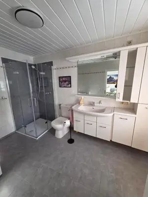Ein Badezimmer in der Unterkunft Ferienhaus Flieja