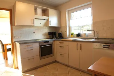 Küche/Küchenzeile in der Unterkunft Ferienwohnung Frings