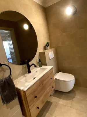 Ein Badezimmer in der Unterkunft Modernes Studio in Irrel