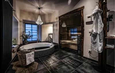 Ein Badezimmer in der Unterkunft Cozy Apartment In Bernkastel-Kus With Sauna