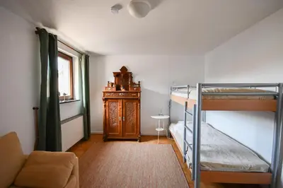 Ein Bett oder Betten in einem Zimmer der Unterkunft Haus Resi in Kleinich