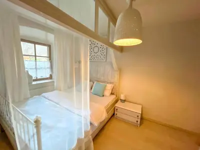 Ein Bett oder Betten in einem Zimmer der Unterkunft Manderscheid