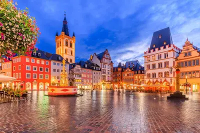 Ein allgemeiner Blick auf Trierweiler oder ein Stadtblick von der Ferienwohnung aus