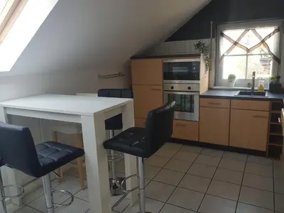 Küche/Küchenzeile in der Unterkunft Ferienwohnung Stefanie OG