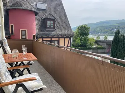 Ein allgemeiner Bergblick oder ein Berglick von der Ferienwohnung aus
