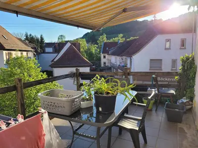 Ein Balkon oder eine Terrasse in der Unterkunft RELAX PUR in der NATUR I & II