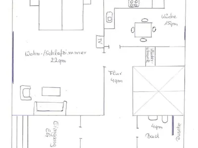 Grundriss der Unterkunft Apartment Burgblick by Interhome