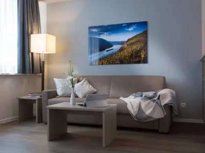 Ein Sitzbereich in der Unterkunft Apartment Cozy-Flat 2 by Interhome