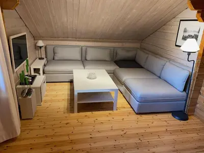 Ein Sitzbereich in der Unterkunft Holiday Home in Meiserich mit Terrasse und Garten by Interhome