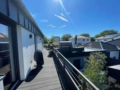 Das Gebäude in dem sich die Ferienwohnung befindet