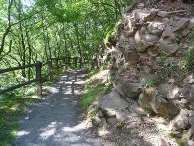 Naturlandschaft in der Nähe des Ferienhauses