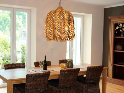 Ein Sitzbereich in der Unterkunft Apartment Moselromance mit großer Sonnenterrasse by Interhome