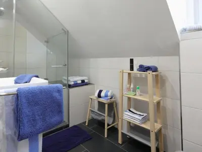 Ein Bett oder Betten in einem Zimmer der Unterkunft Apartment Tolles Appartement in Mastershausen mit Terrasse- Grill und Garten by Interhome