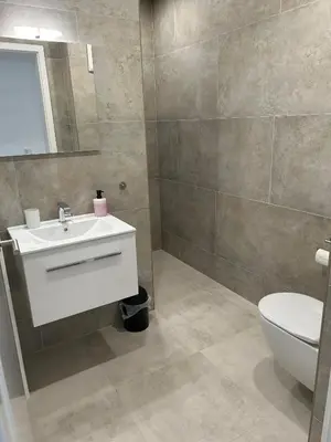 Ein Badezimmer in der Unterkunft Ferienwohnung in Bendorf am Rhein