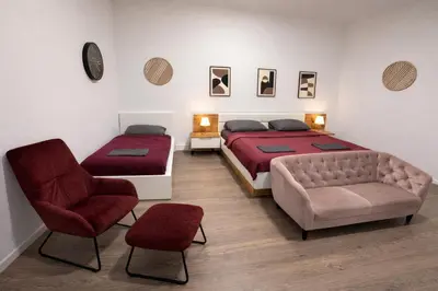Ein Bett oder Betten in einem Zimmer der Unterkunft City Rooms Koblenz Hbf