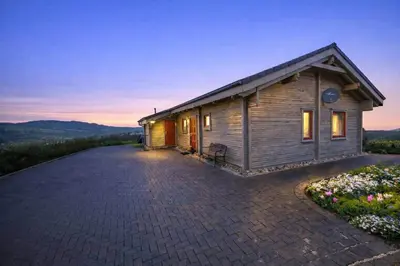 Grundriss der Unterkunft Sky-View Chalet am Waldsee