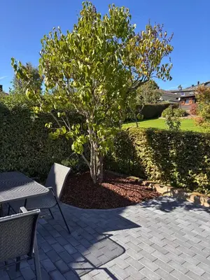 Ein Garten an der Unterkunft Villa Basilika - Ferienwohnung Prüm