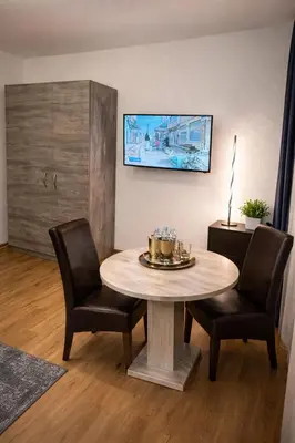TV/Unterhaltungsangebot in der Unterkunft Eckblick Residence l Panorama Balkon