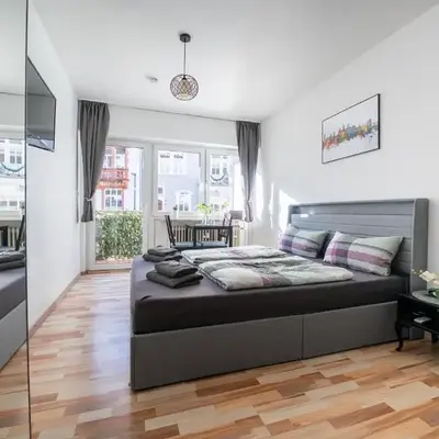 City-Apartment mit Parkplatz