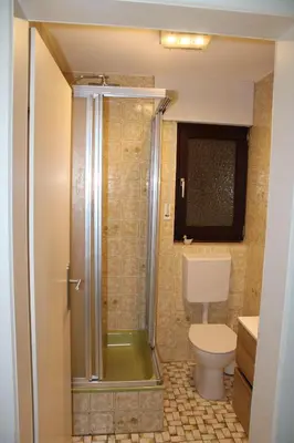 Ein Badezimmer in der Unterkunft Ferienwohnung 