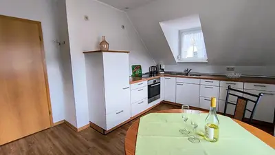 Küche/Küchenzeile in der Unterkunft Ferienapartment Weber-Loskill