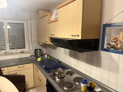 Küche/Küchenzeile in der Unterkunft Gemütliche 2-Zimmer Wohnung