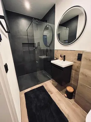 Ein Badezimmer in der Unterkunft Apartment Timeout