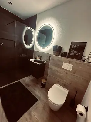 Ein Badezimmer in der Unterkunft Apartment Timeout