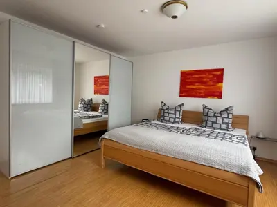 Ein Bett oder Betten in einem Zimmer der Unterkunft Ferienwohnung Marita Schmitt