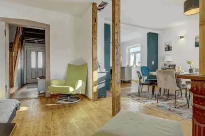 Grundriss der Unterkunft Charming house with pool and sauna