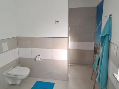 Ein Badezimmer in der Unterkunft mosel-hikebike