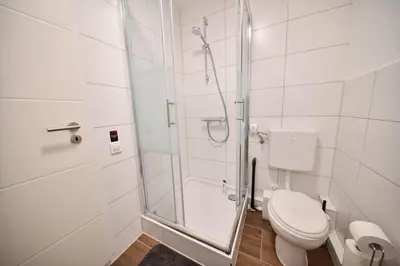 Ein Badezimmer in der Unterkunft Koblenz City Center Apartments