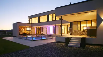 Der Swimmingpool an oder in der Nähe von Eifelvilla Weber
