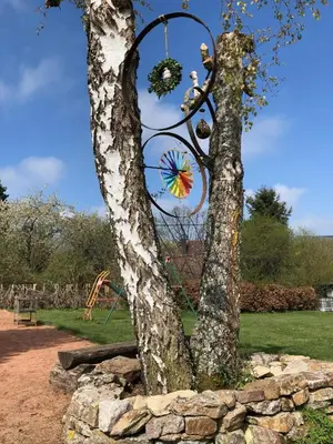 Ein Garten an der Unterkunft Öko-Appartement Melanie
